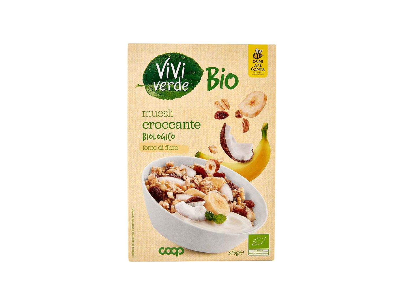 BIO MUESLI HRSKAVI 375 g COOP