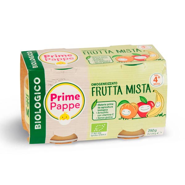 KAŠICA VOĆNA MIX VOĆA BIO 2X125g