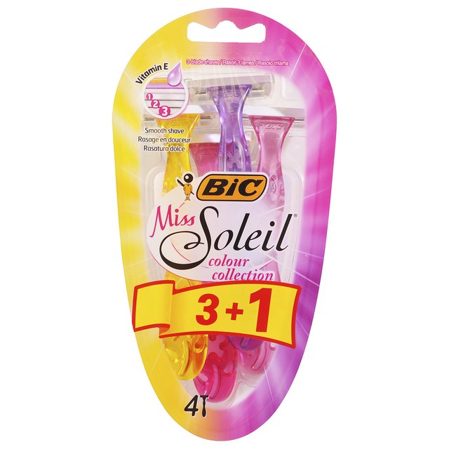 Brijač ženski Bic Miss Soleil 3+1