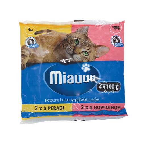 HRANA MIAUUU MM  PER/GOV 2*2*100 g