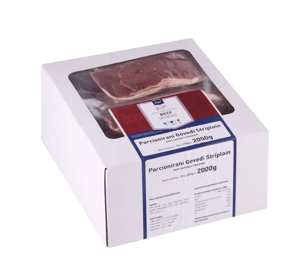 10X200G MC GOV.STRIPLOIN PORC