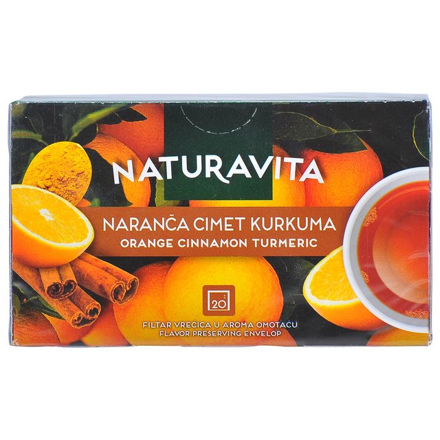 Čaj naranča, cimet, kurkuma