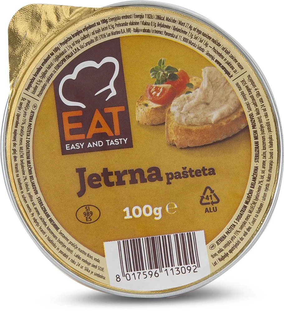 PAŠTETA JETRENA 100g
