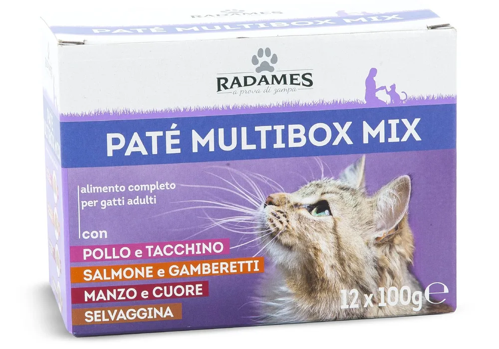 PAŠTETA ZA MAČKE MULTIBOX 12X100g