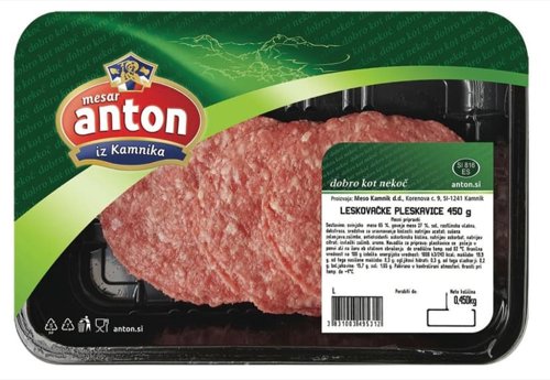ANTON LESKOVACKE PLJESKAVICE E450 G