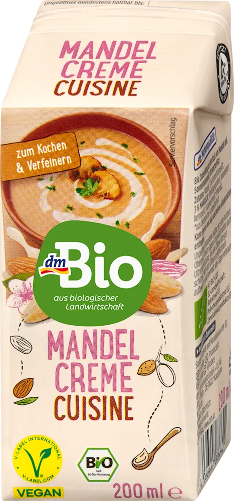 dmBio vrhnje za kuhanje badem 0,2 l