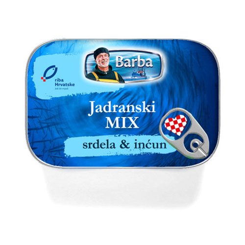 JADRANSKI MIX SRDELA I INCUN 100G BARBA