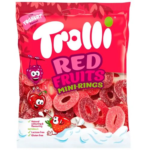 Bomboni Trolli Red Fruits Rings