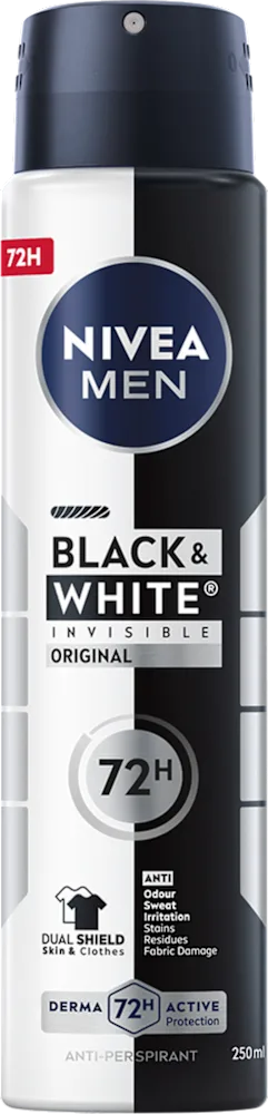 Men Black & White Power dezodorans 250 ml