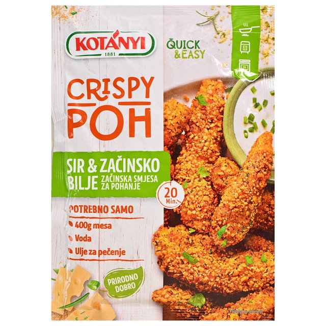 CRISPY POH SIR ZAČ BILJ 70 g KOTANYI