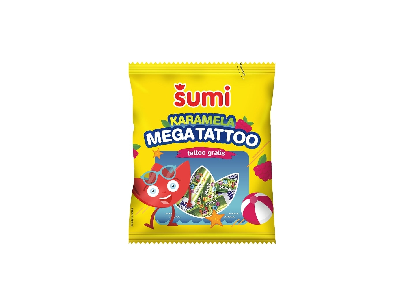 Bomboni Šumi Mega Tatoo