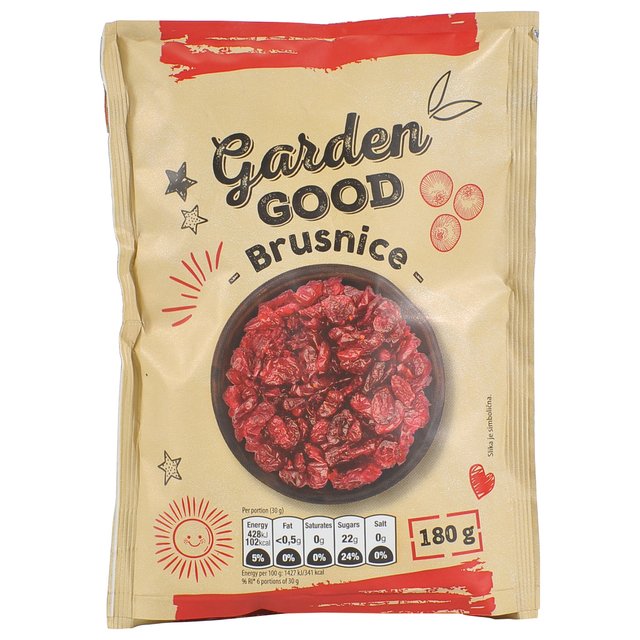 BRUSNICA GARDEN GOOD SUHA 180g