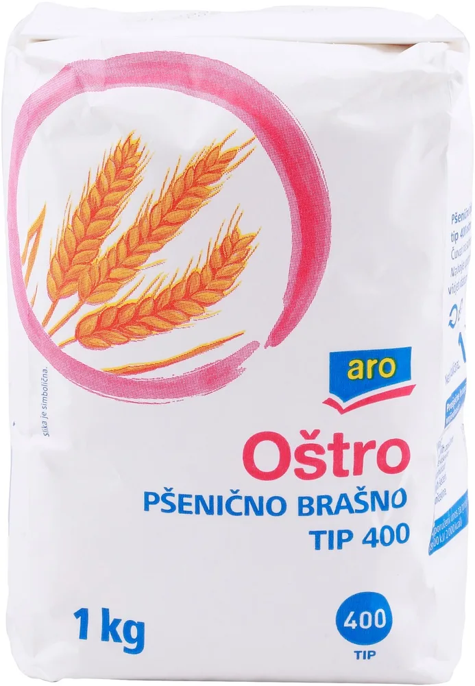 Pšenično brašno oštro T-400 1 kg