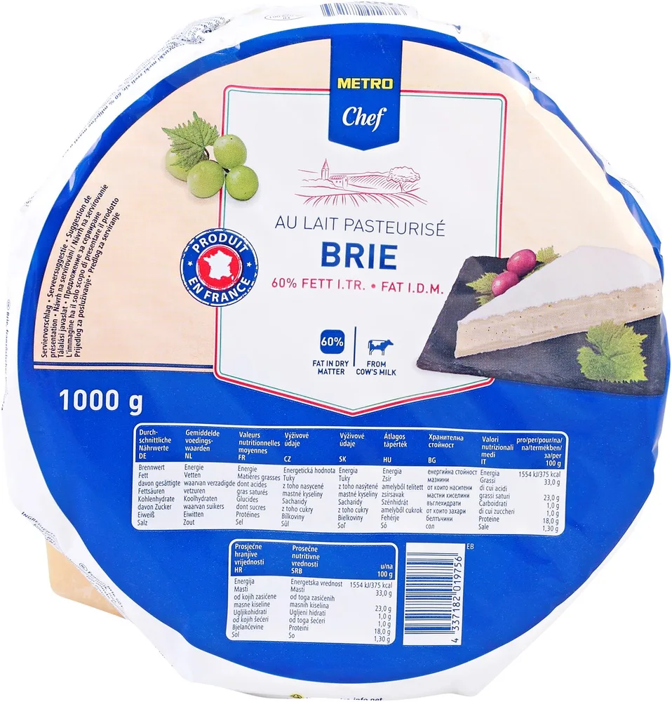 1KG MC BRIE 60%MM