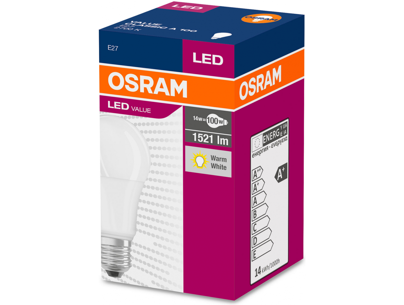 Žarulja Osram LED E27 14W