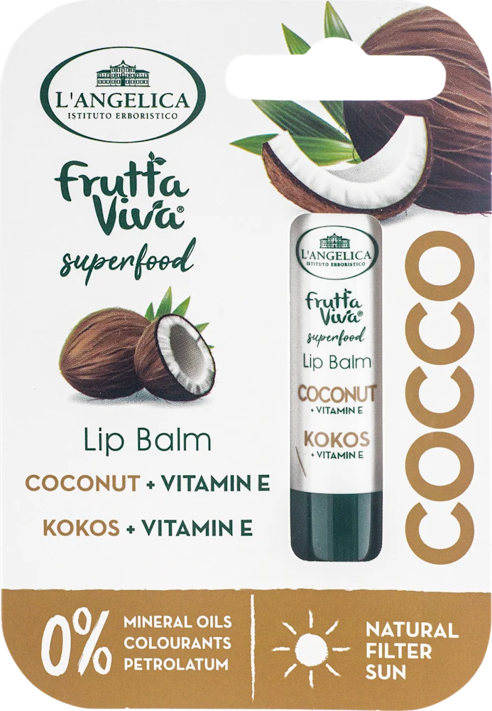 Balzam za usne L'Angelica Kokos + Vitamin E