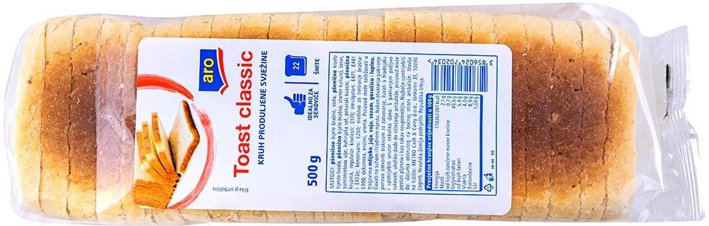 500G ARO TOAST CLASSIC