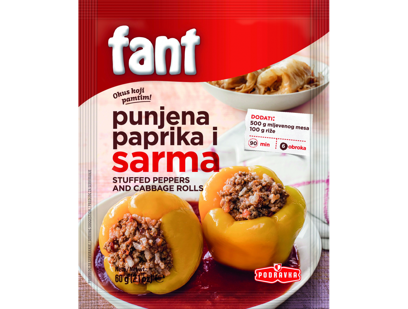 Fant za punjenu papriku i sarmu 60 g