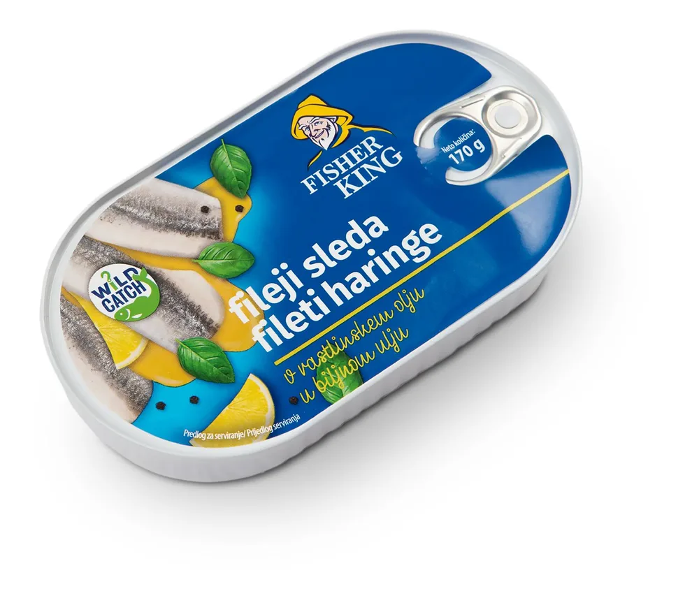 FILETI HARINGE U BILJNOM ULJU 170g