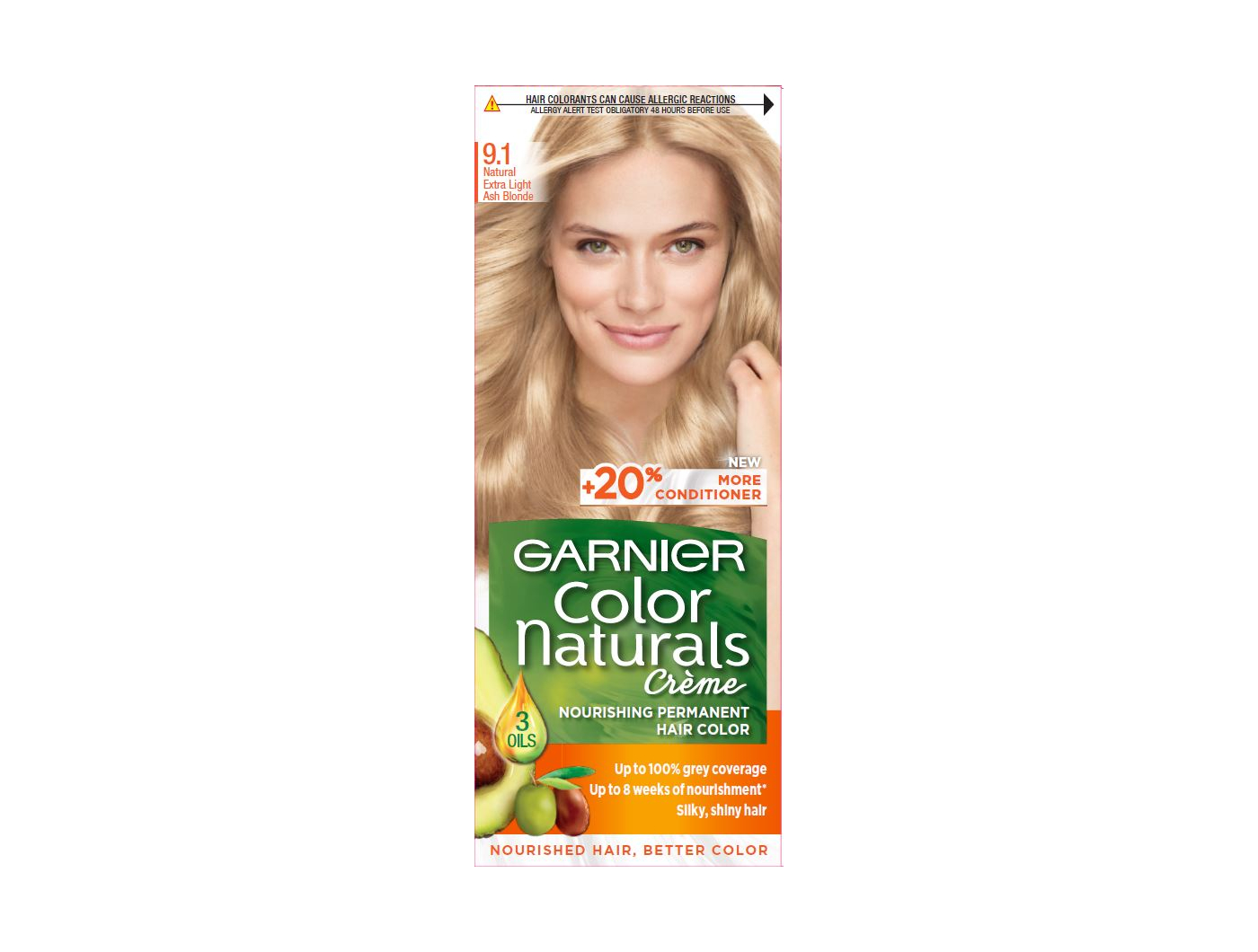 Color Naturals Boja za Kosu 9.1 Pepeljasto Plava