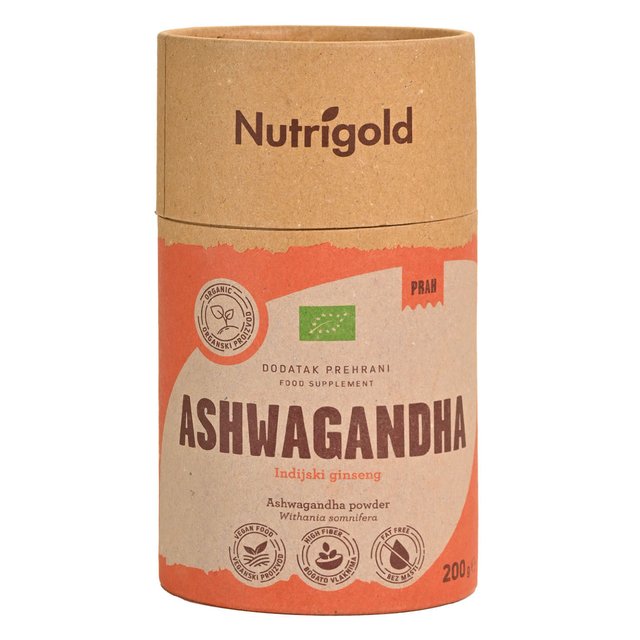 ASHWGANDA PRAH BIO 200 g NUTRIGOLD