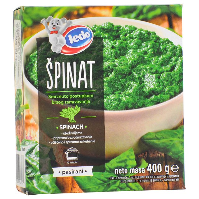 Špinat pasirani