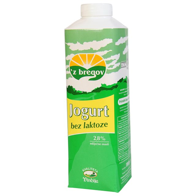 Jogurt bez laktoze 2,8% m.m. TTop