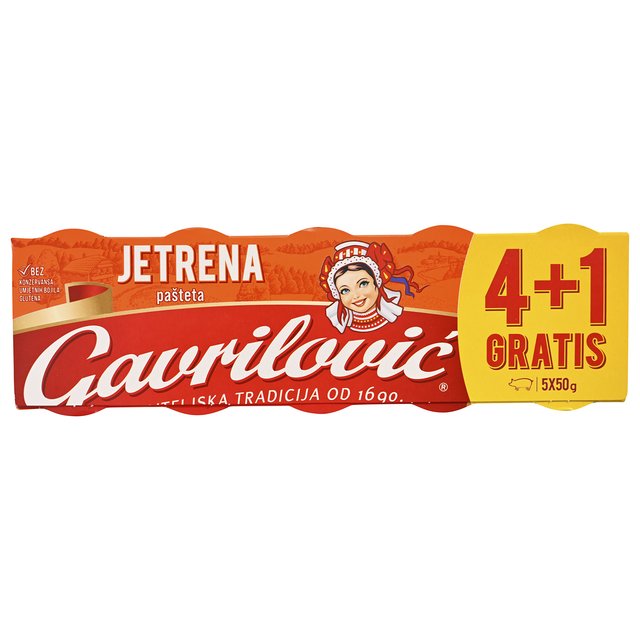 Jetrena pašteta 5 × 50 g