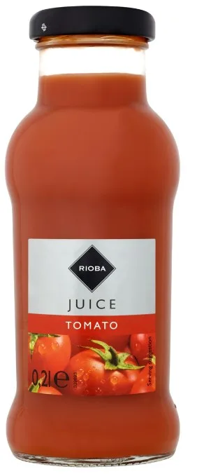 0,2L RIOBA SOK 100% 24/1 RAJČICA
