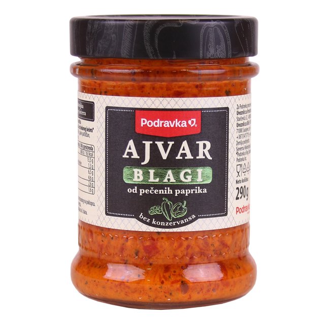 Ajvar blagi od pečene paprike