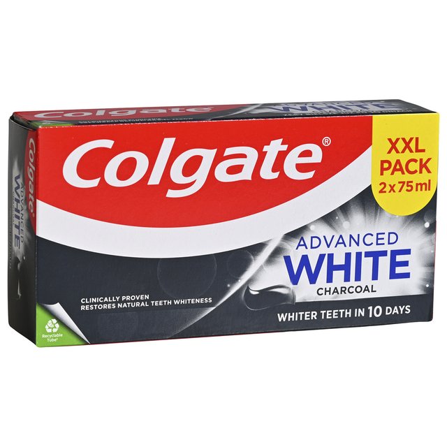 Colgate Advanced White Charcoal pasta za zube 2x75ml