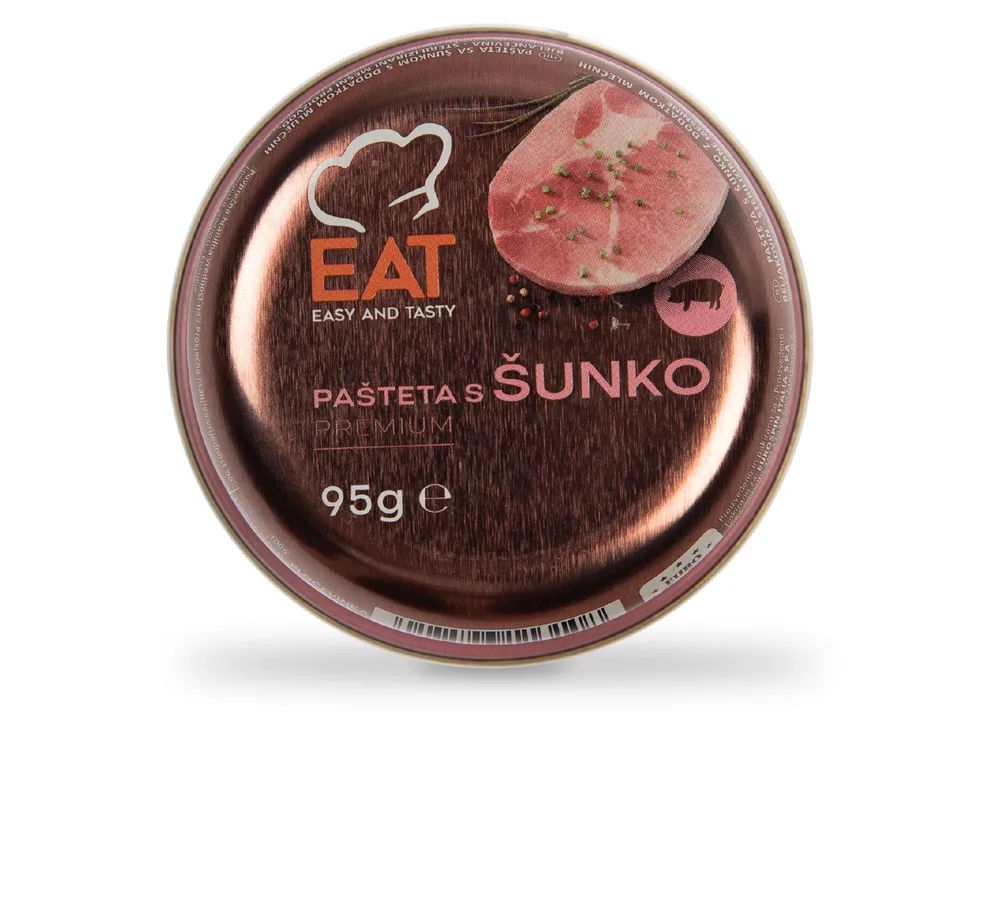 PAŠTETA SA ŠUNKOM PREMIUM 95g