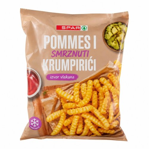 KRUMPIR POMMES FRITES 1 kg ECOFROST  10 KOM /