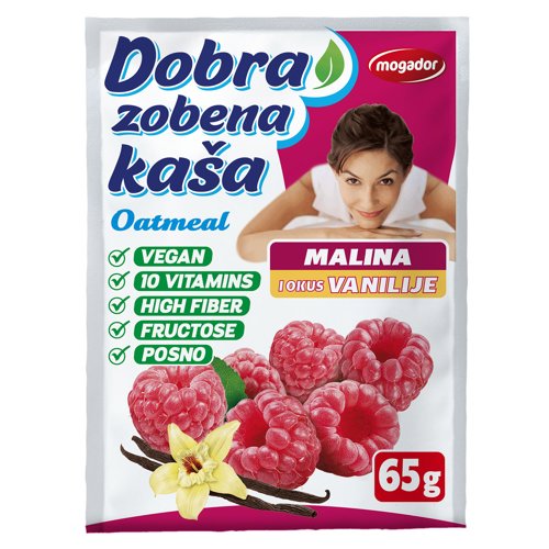 Dobra Zobena Kaša Malina-Vanilija