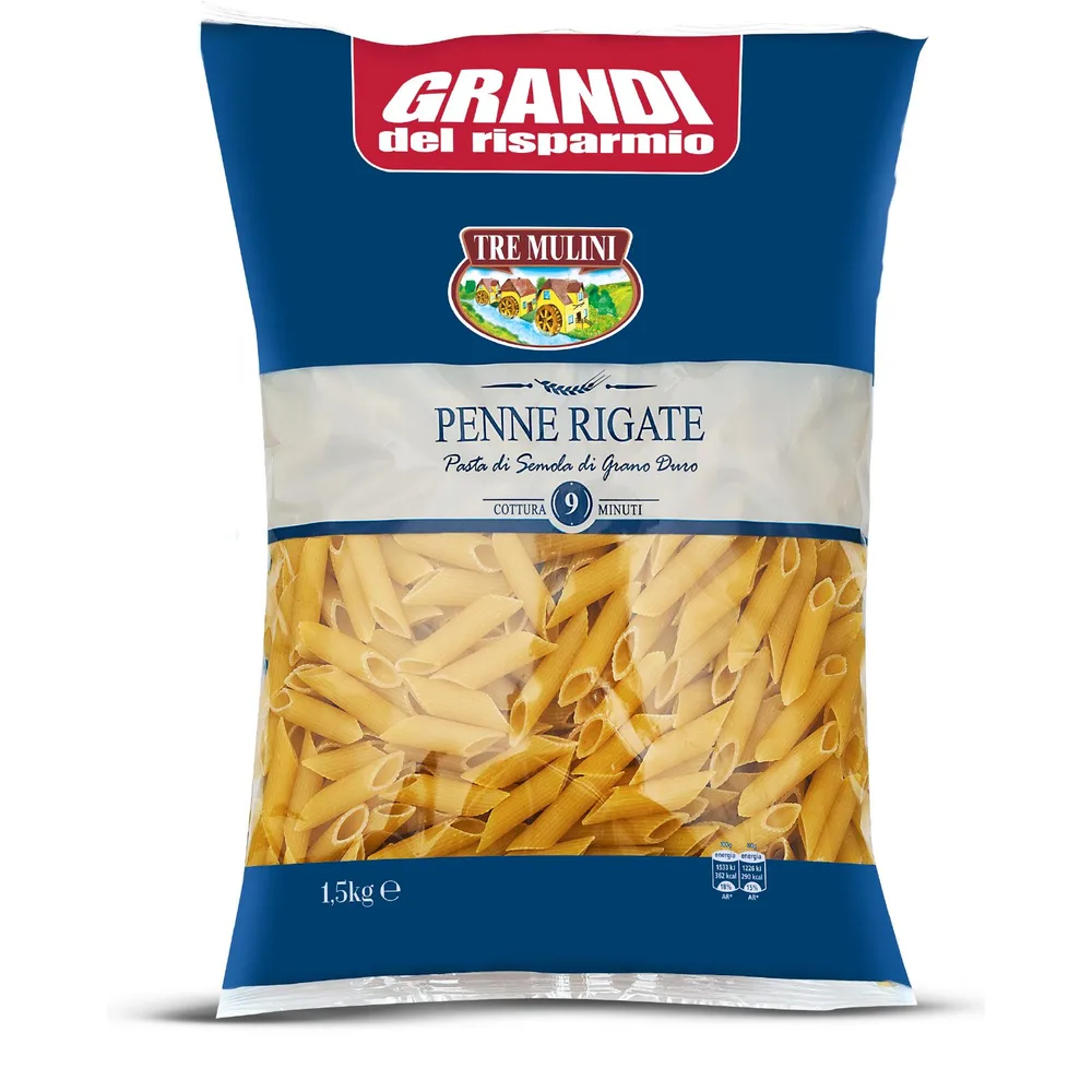 .TJESTENINA PENNE RIGATE 1,5Kg