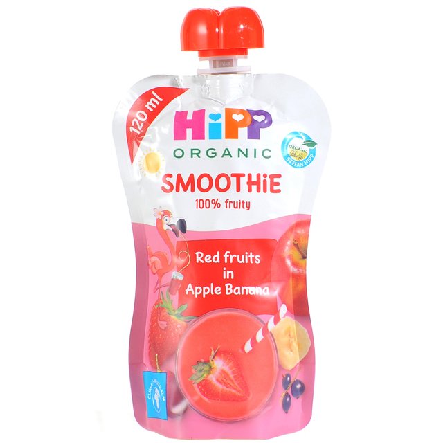 Hippis Bio Smoothie Jabuka, Banana, Crveno Voće
