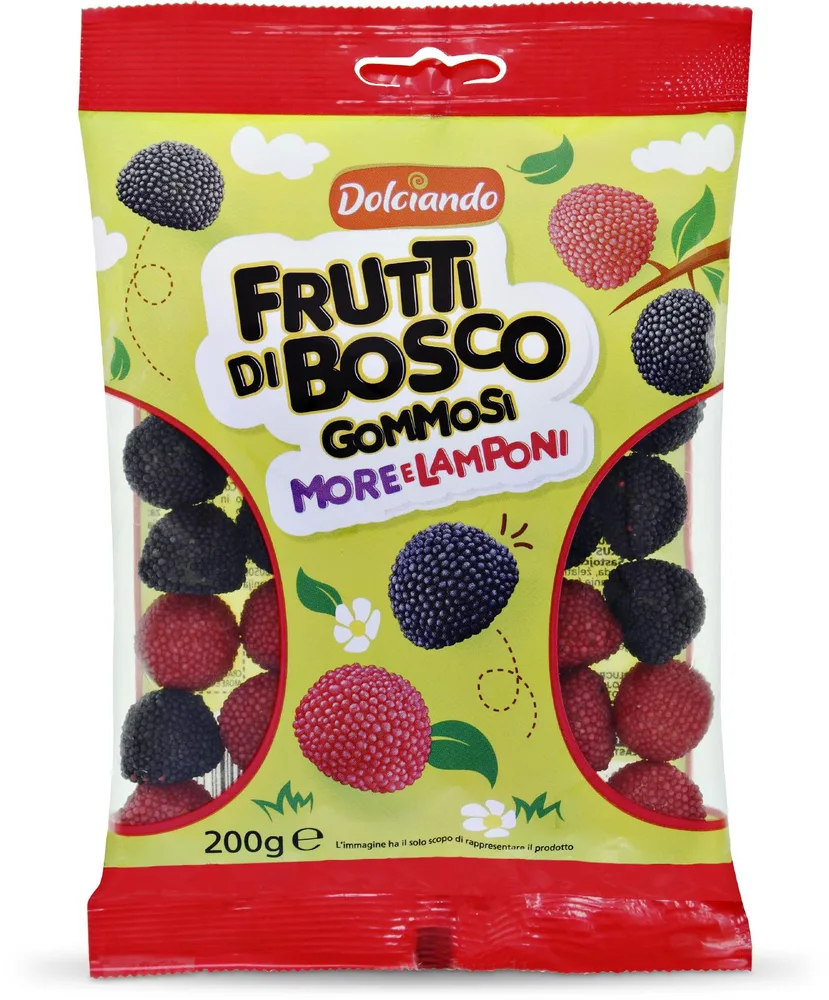 BOMBONI GUMENI KUPINA MALINA 200g