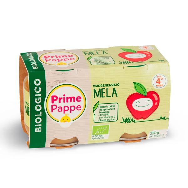 KAŠICA VOĆNA  JABUKA BIO 2X125g