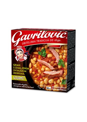 Grah s dimljenim svinjskim rebrima