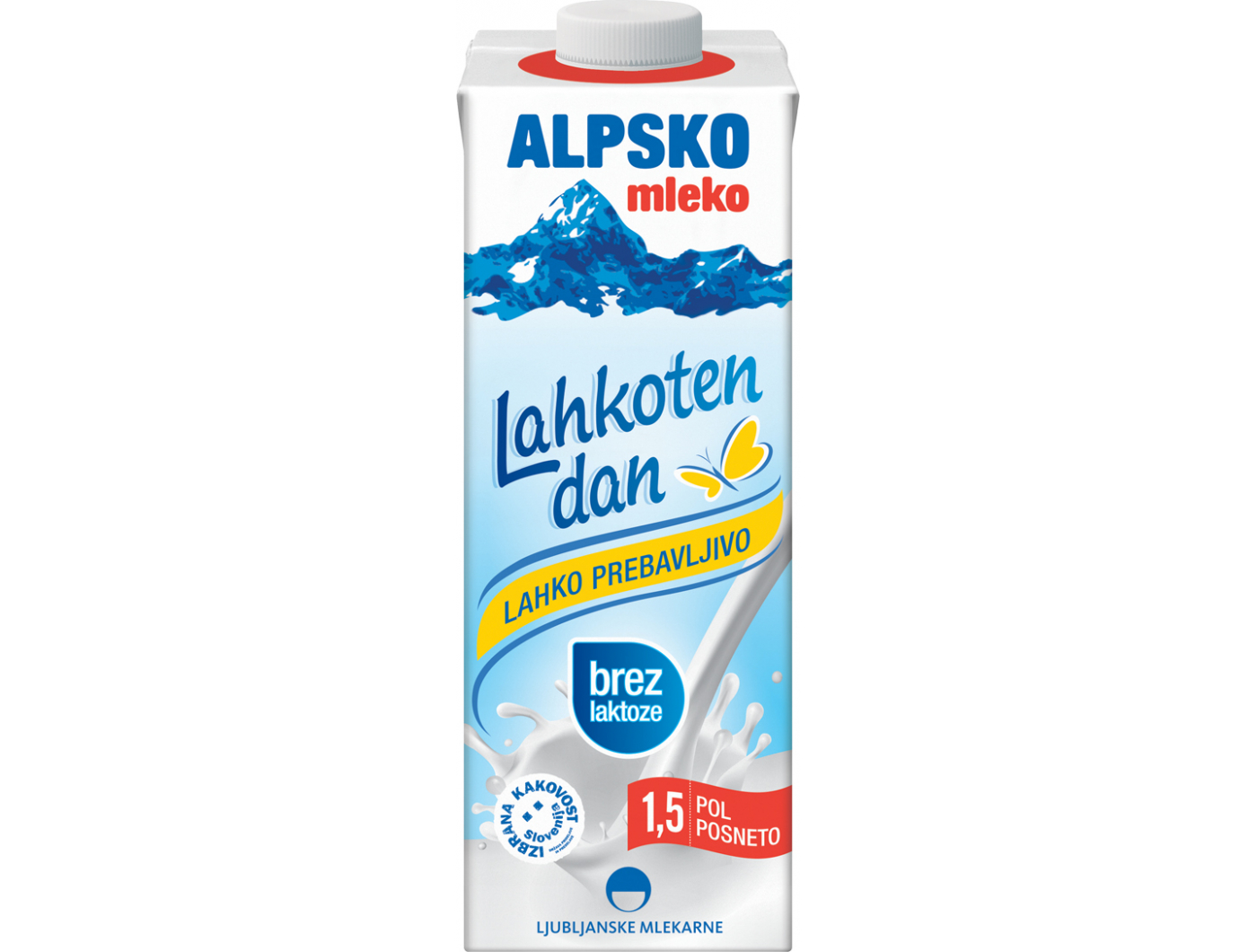 Alpsko mlijeko 1,5% bez laktoze