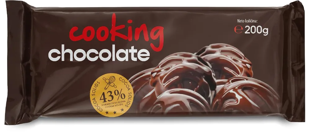 ČOKOLADA ZA KUHANJE 43% 200g