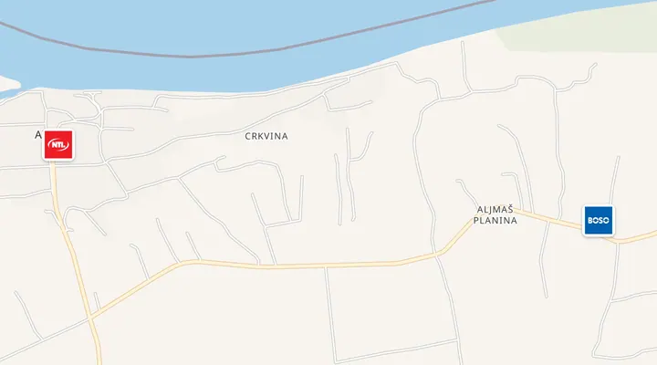 Karta trgovina u Aljmašu