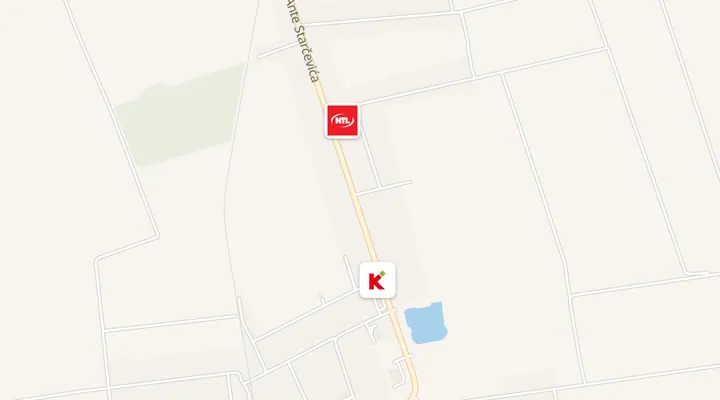 Karta trgovina u Antunovcu