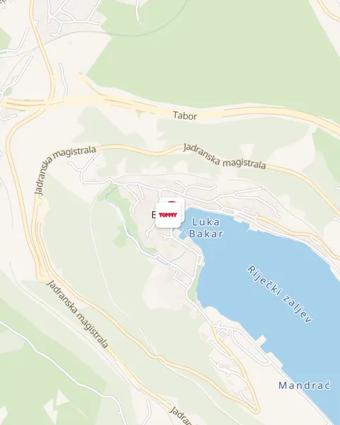 Karta trgovina u Bakru