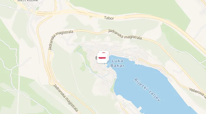 Karta trgovina u Bakru