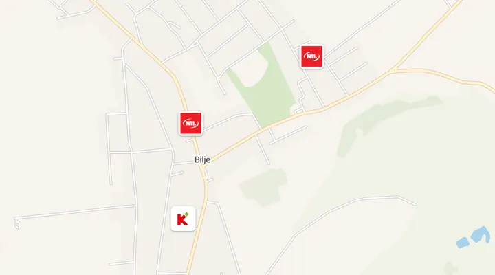 Karta trgovina u Bilju