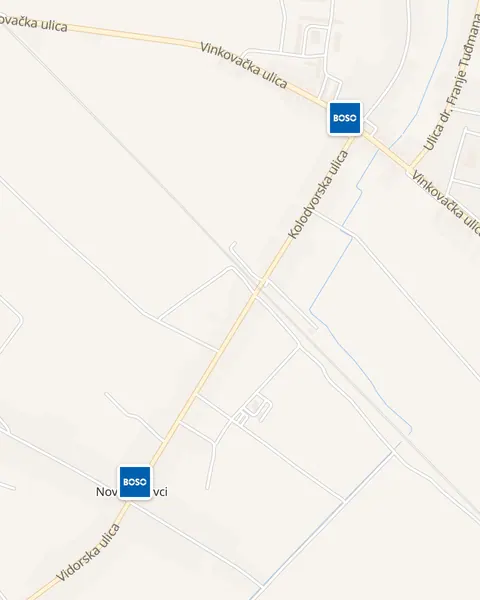 Karta trgovina Boso u Novom Jankovcima