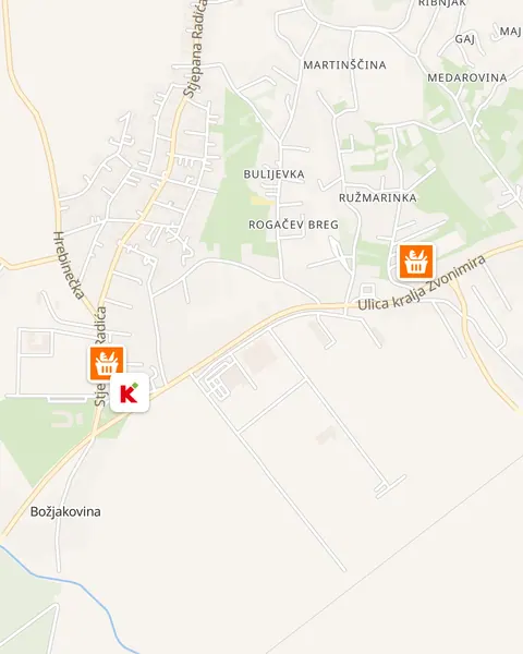 Karta trgovina u Brčkovljanima