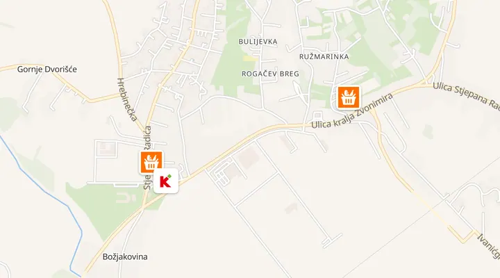 Karta trgovina u Brčkovljanima