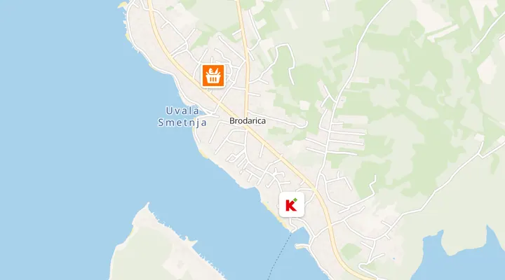 Karta trgovina u Brodarici
